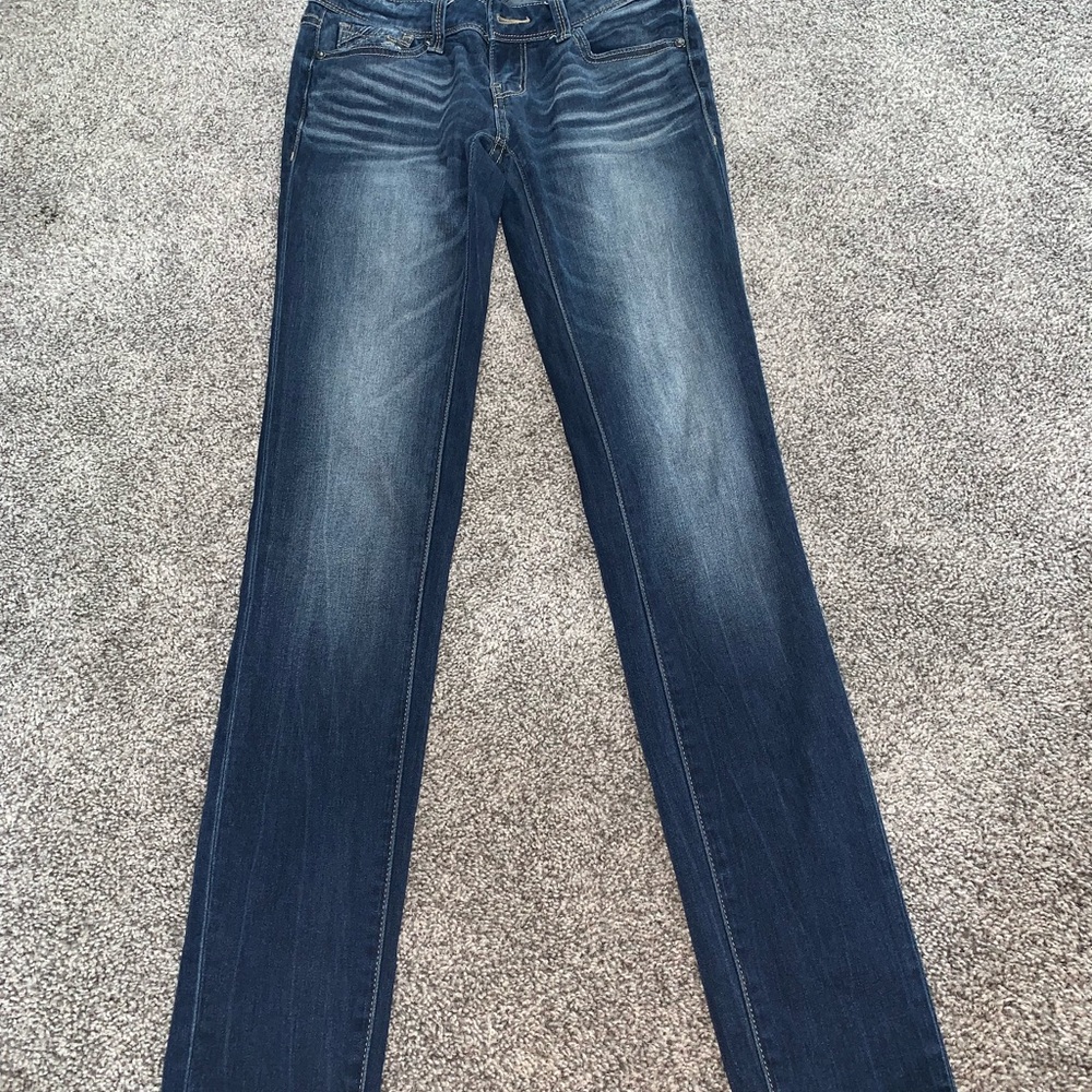 Buckle Black Low Rise skinny jeans